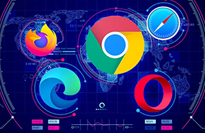 Web browser icons